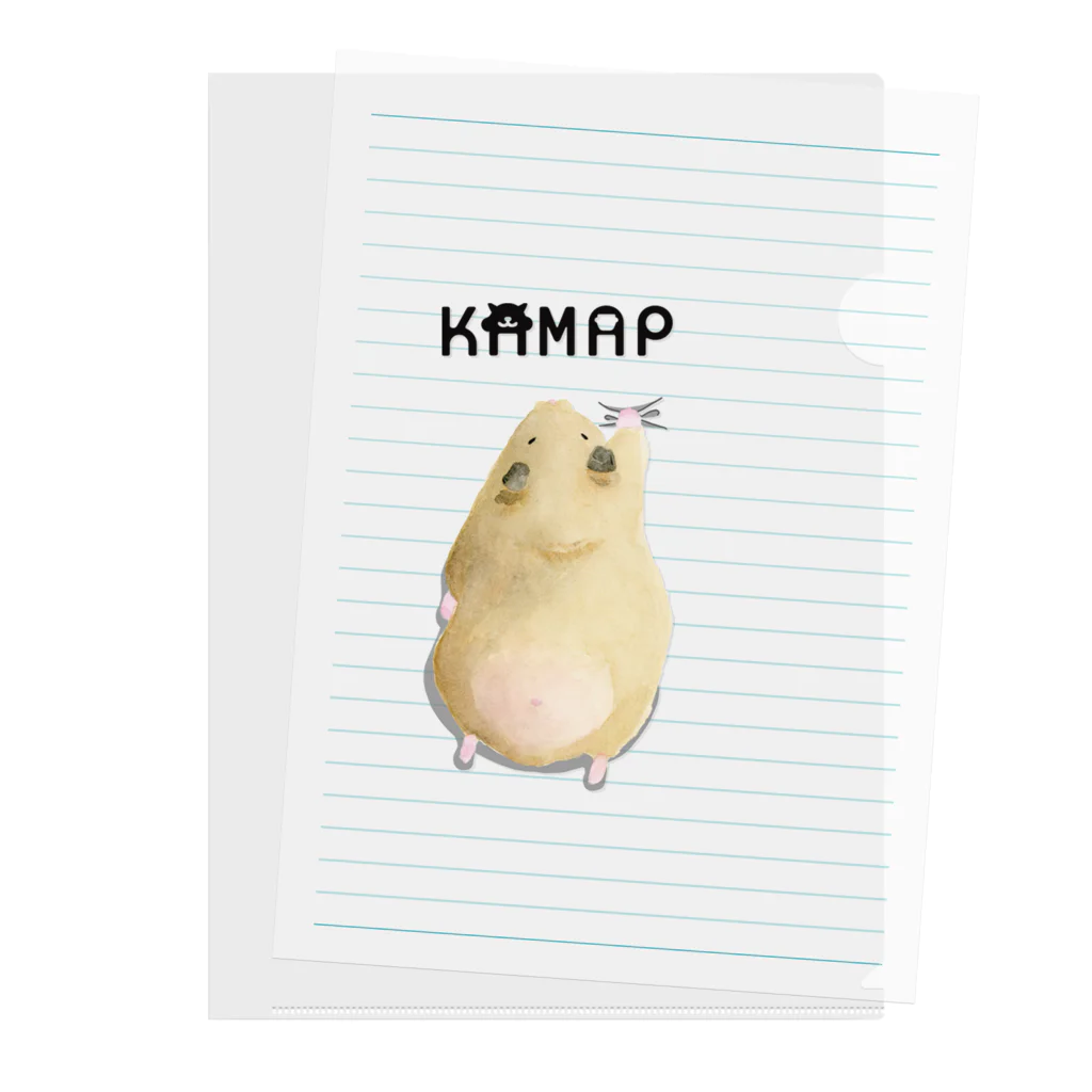 KAMAP ＆ Ricaの【KAMAP】ぎゅっとキンクマハムスター Clear File Folder