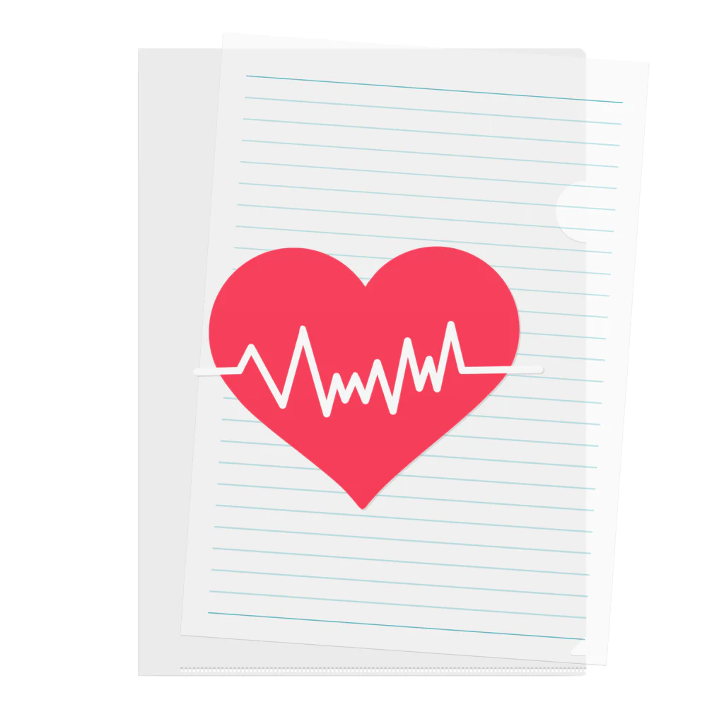 ＰａＮのHeart ECG Clear File Folder