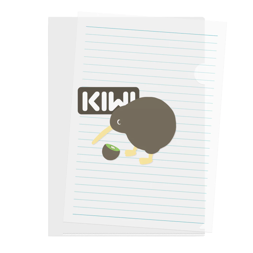 イニミニ×マートのKIWI&KIWI クリアファイル