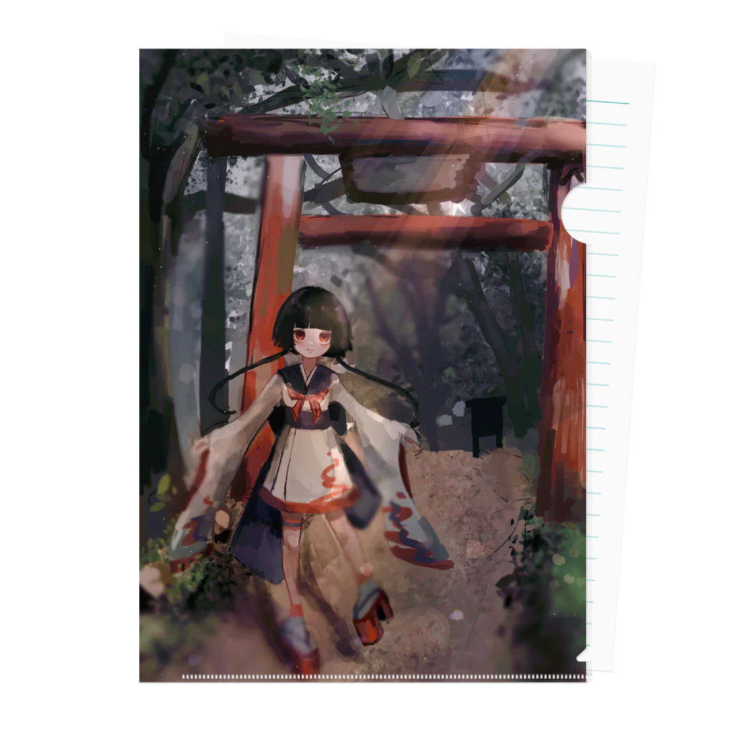 ちびしょっぷの絲のクリアファイル Clear File Folder