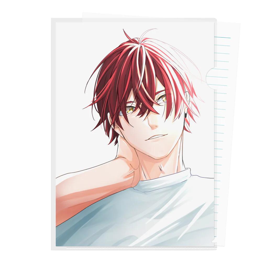 noirのRed￤signal Clear File Folder