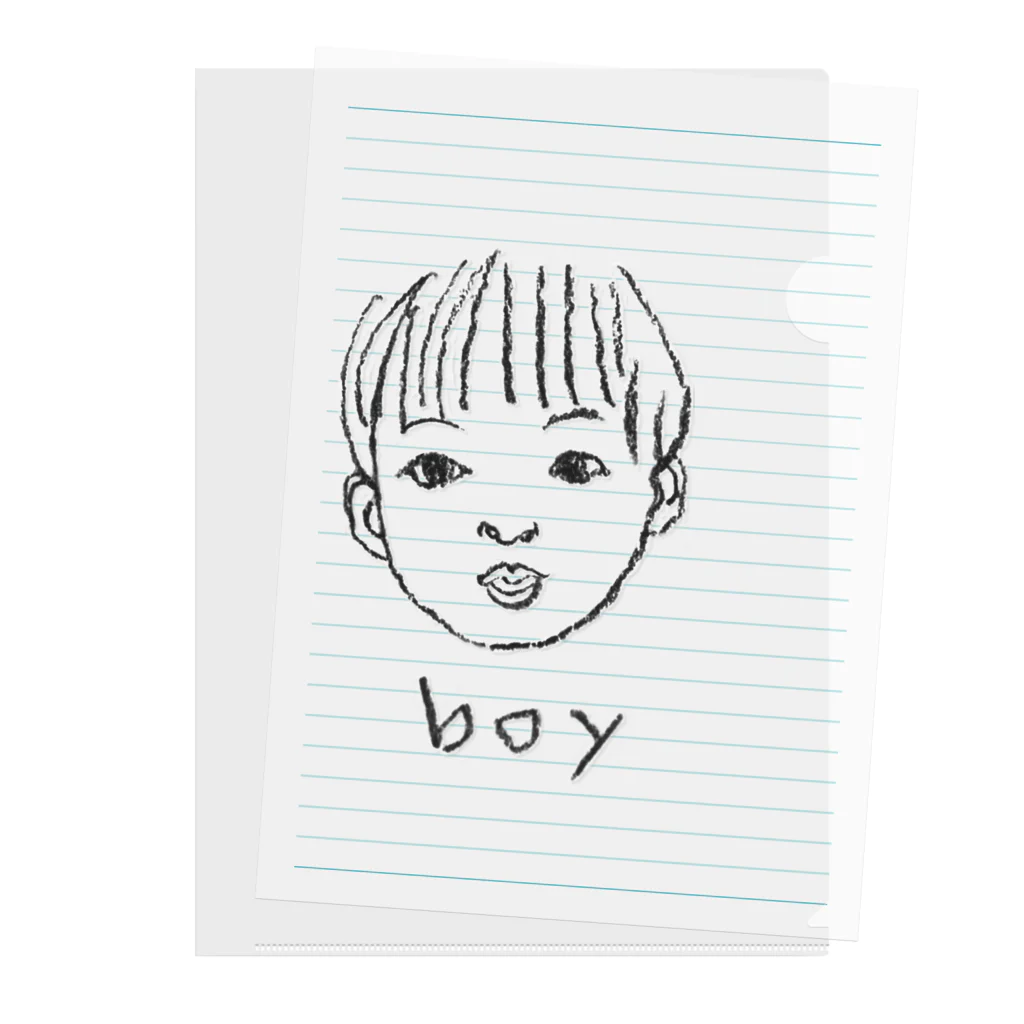 イラストレーター 山口みれいのboy Clear File Folder