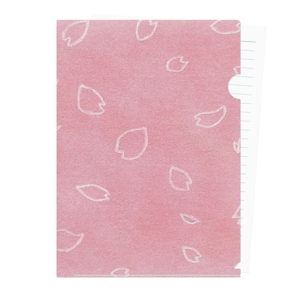 my pastel（いしはら　まさこ）の桜の花びらグッズ Clear File Folder