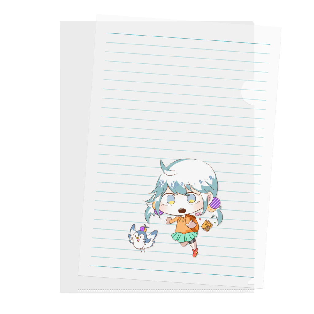 宇チュウ∅Store✩.*のカエデちゃんアイテム〜鳥さん追いかけVer.〜 Clear File Folder