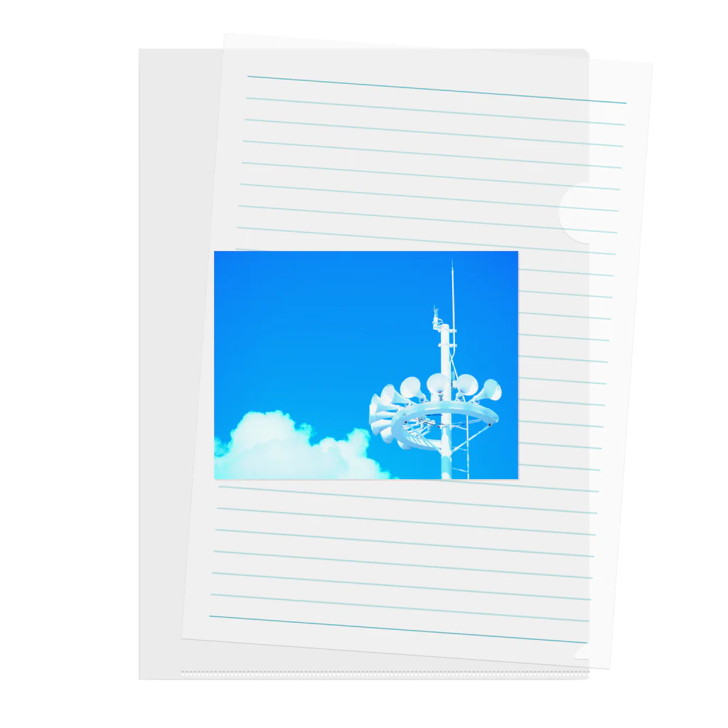 aoiroの青空スピーカー Clear File Folder
