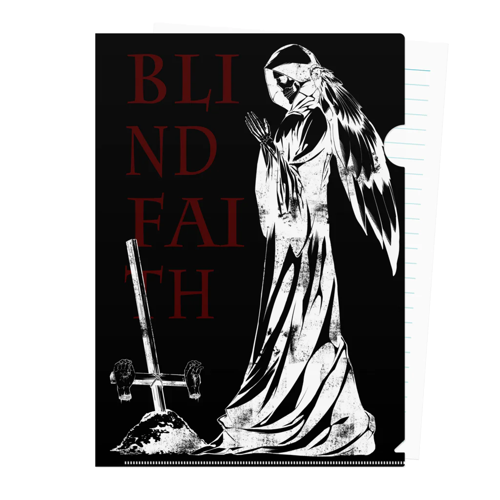 CIGARETTE LOVERのBLIND FAITH Clear File Folder