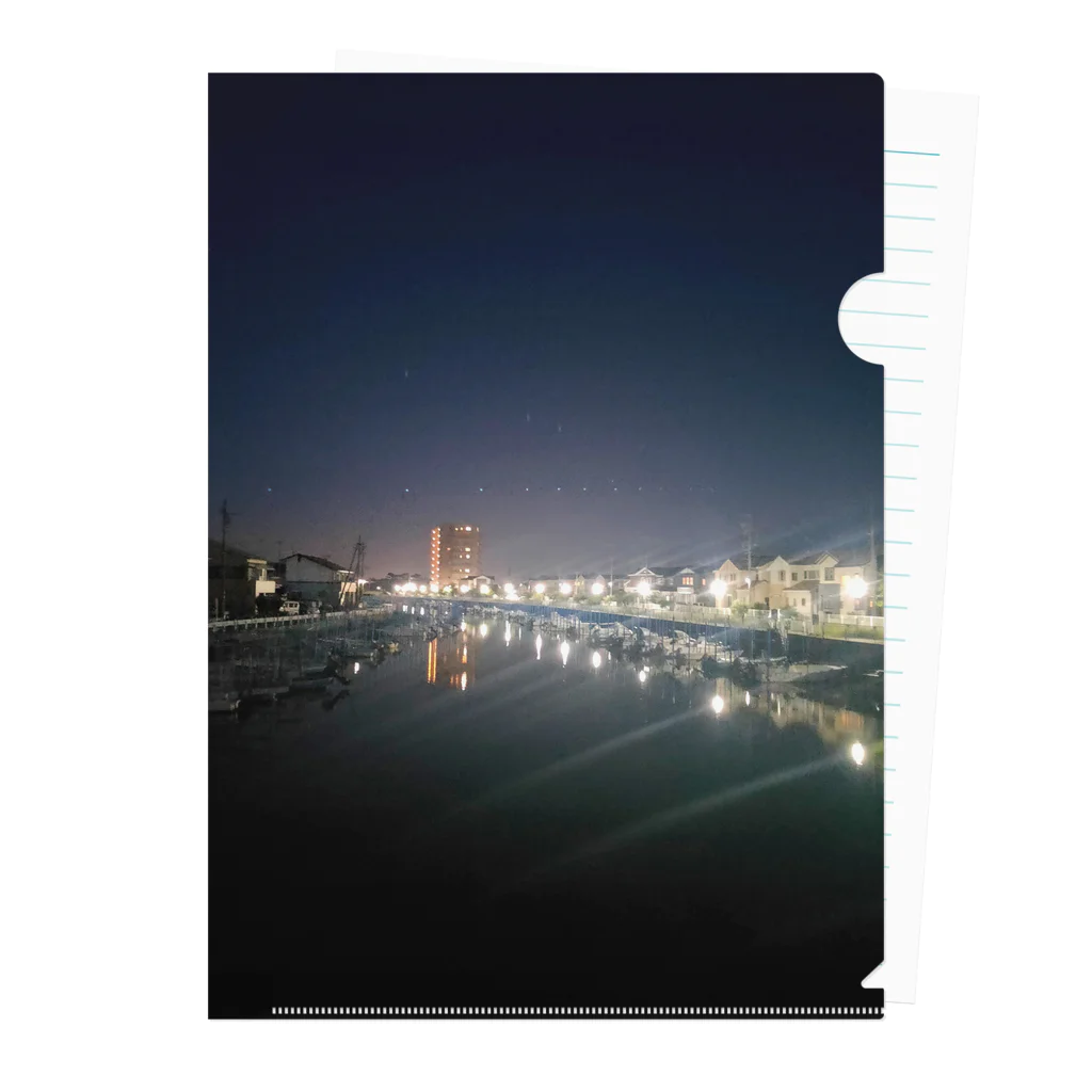 SASUKEの夜景 Clear File Folder