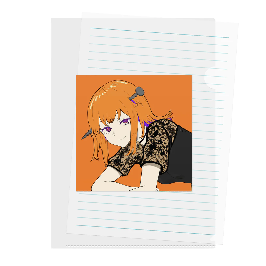 🥺如月🥺のハロウィン🎃ガール Clear File Folder