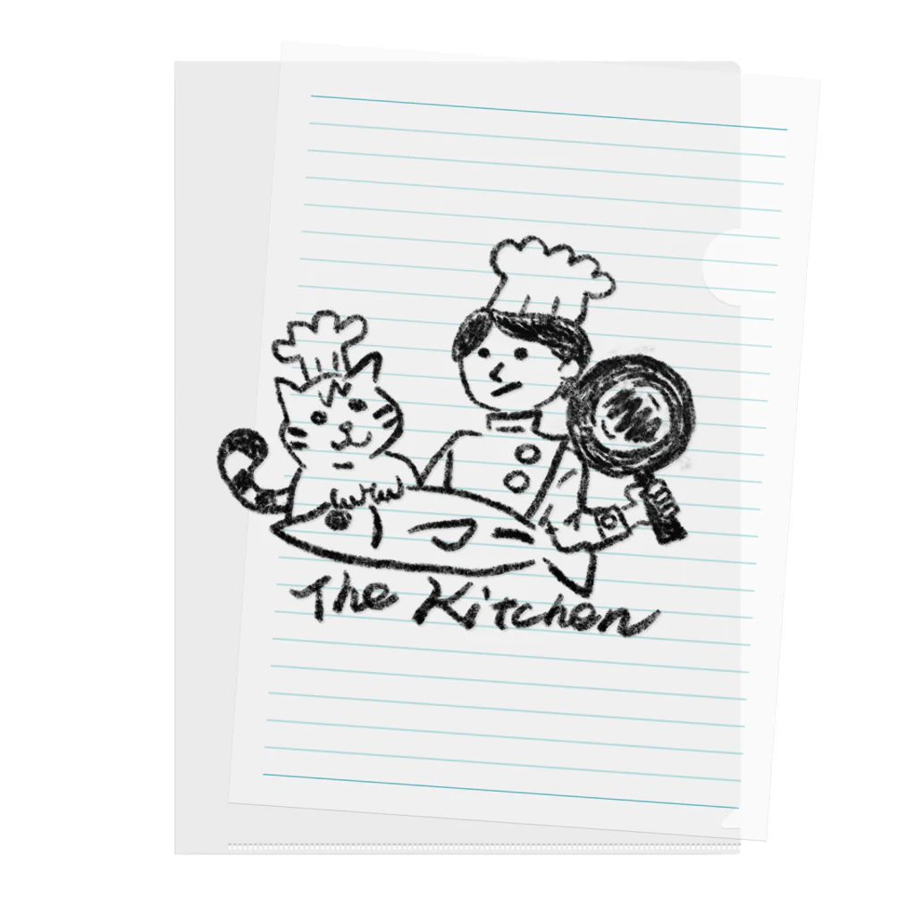 鍛治本ワークショップのThe Kitchen 記念グッズ クリアファイル