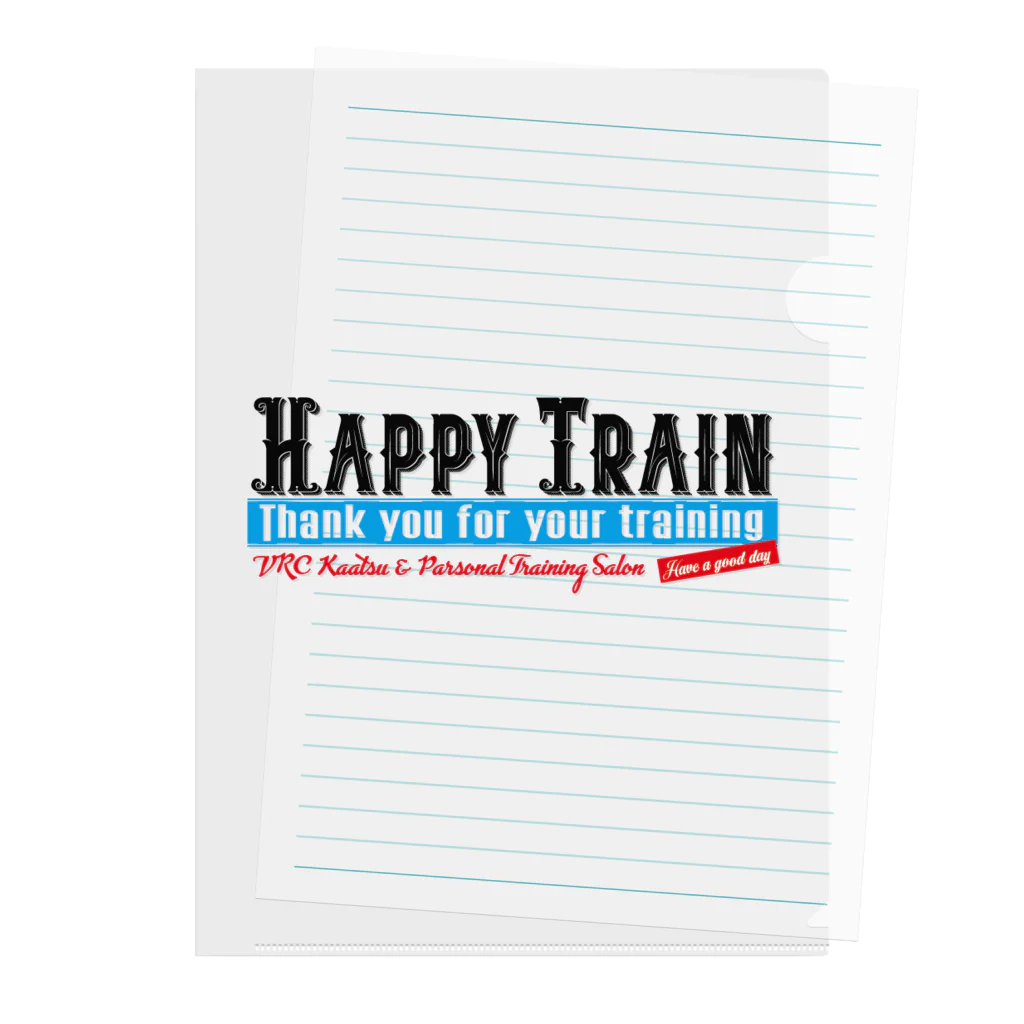 HAPPY TRAIN GOODSのHAPPY TRAIN LOVE Clear File Folder