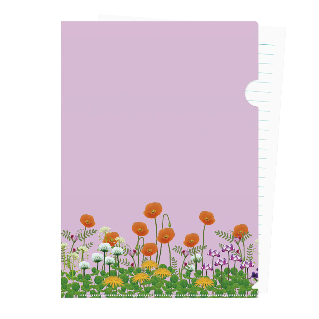 Drecome_Designの野の花 春2 Clear File Folder