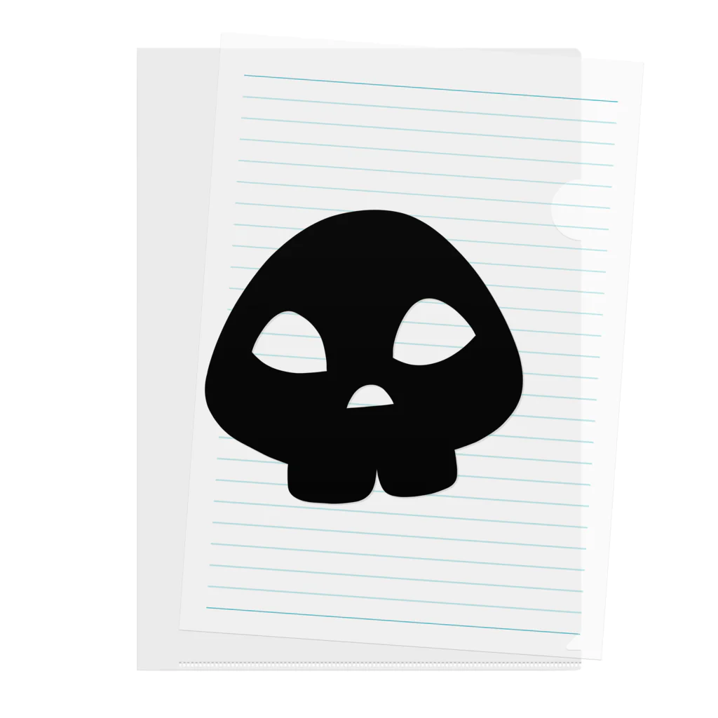 kazukiboxの頭蓋骨 Clear File Folder