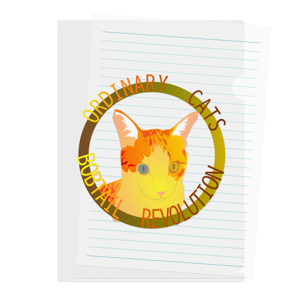 『NG （Niche・Gate）』ニッチゲート-- IN SUZURIのOrdinary Cats01h.t.(秋) Clear File Folder