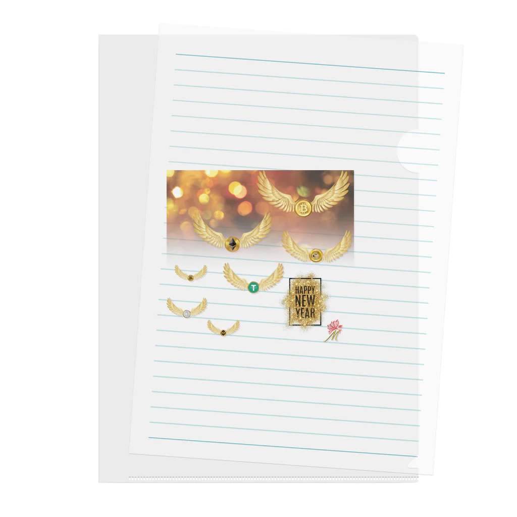 Studio Made in FranceのStudio Made in France 008 HNY flying coin Clear File Folder