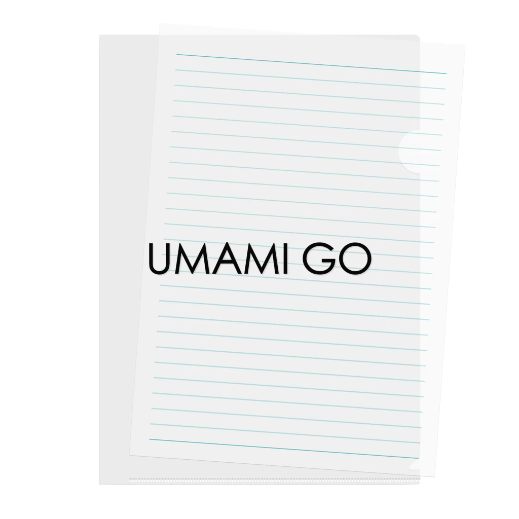 UMAMI GOのUMAMIGO シンプルロゴシリーズ Clear File Folder