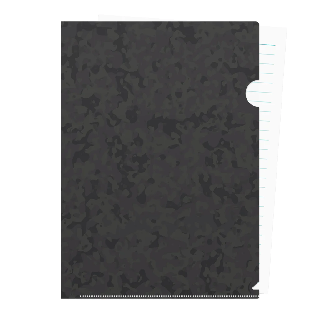 Military Casual LittleJoke のCamo NightCamp 夜用迷彩 サバゲー装備 Clear File Folder