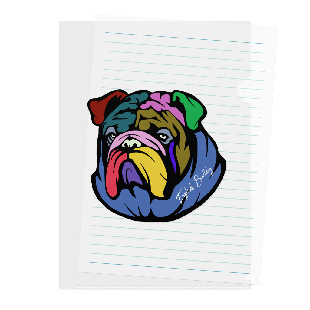 JOKERS FACTORYのBULLDOG Clear File Folder