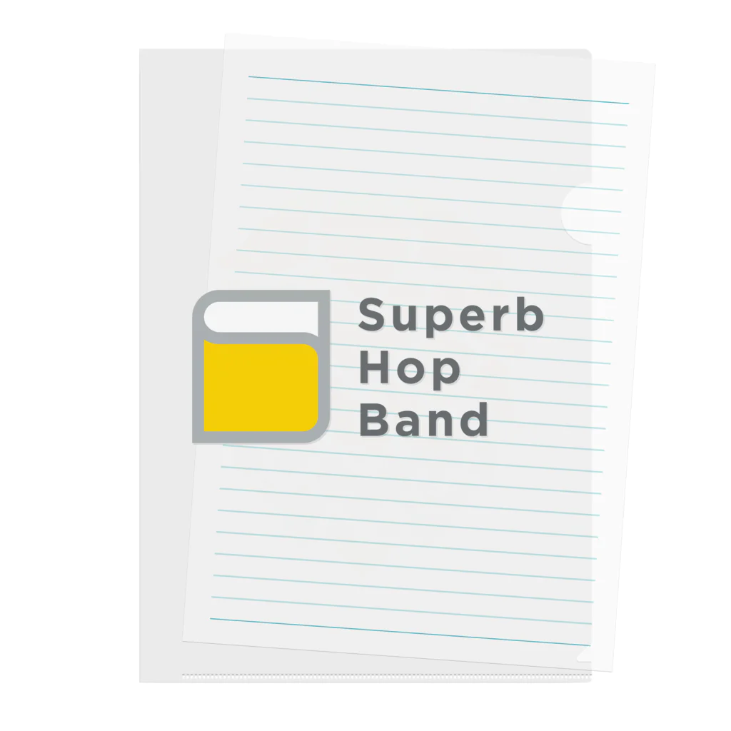 Superb_Hop_BandのSHBクリアファイル Clear File Folder