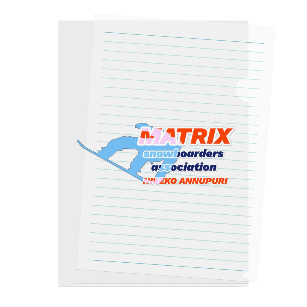 翼spirit 【翼スピリット】のMATRIX snowboards association Clear File Folder
