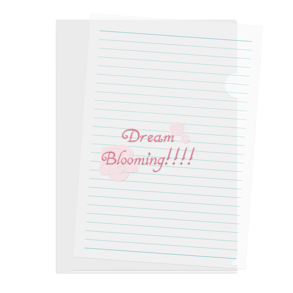 Mato15_StoreのDream Blooming Clear File Folder