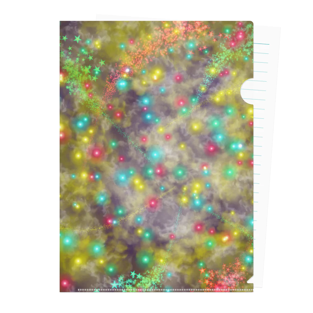 LeafCreateのGalaxyNightNo.14 Clear File Folder