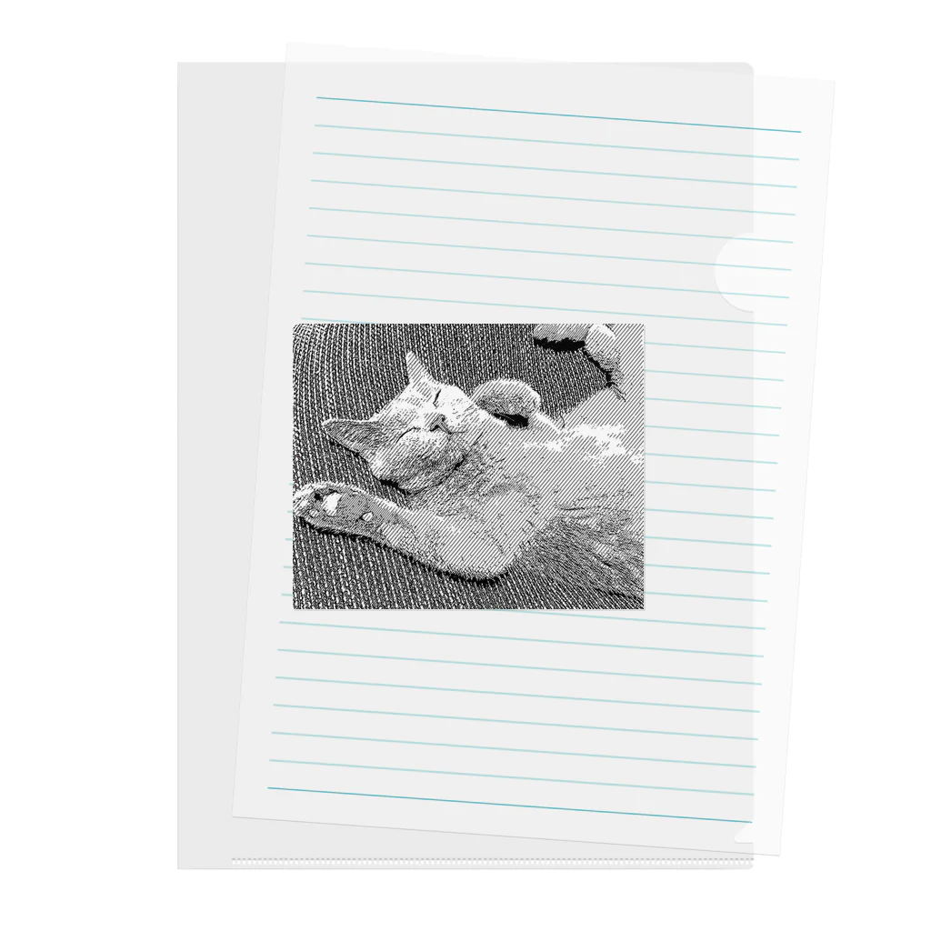 EYE-OPNERのThe Smiling Cat クリアファイル