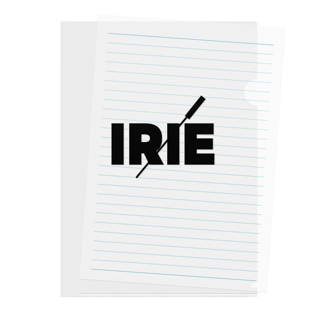 鍼処 IRIE (アイリー) 【公式】の2022アイリーロゴ Clear File Folder