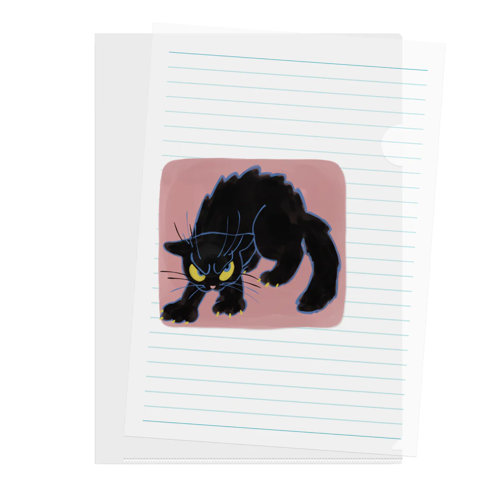 SMTRの黒猫　憤怒 Clear File Folder