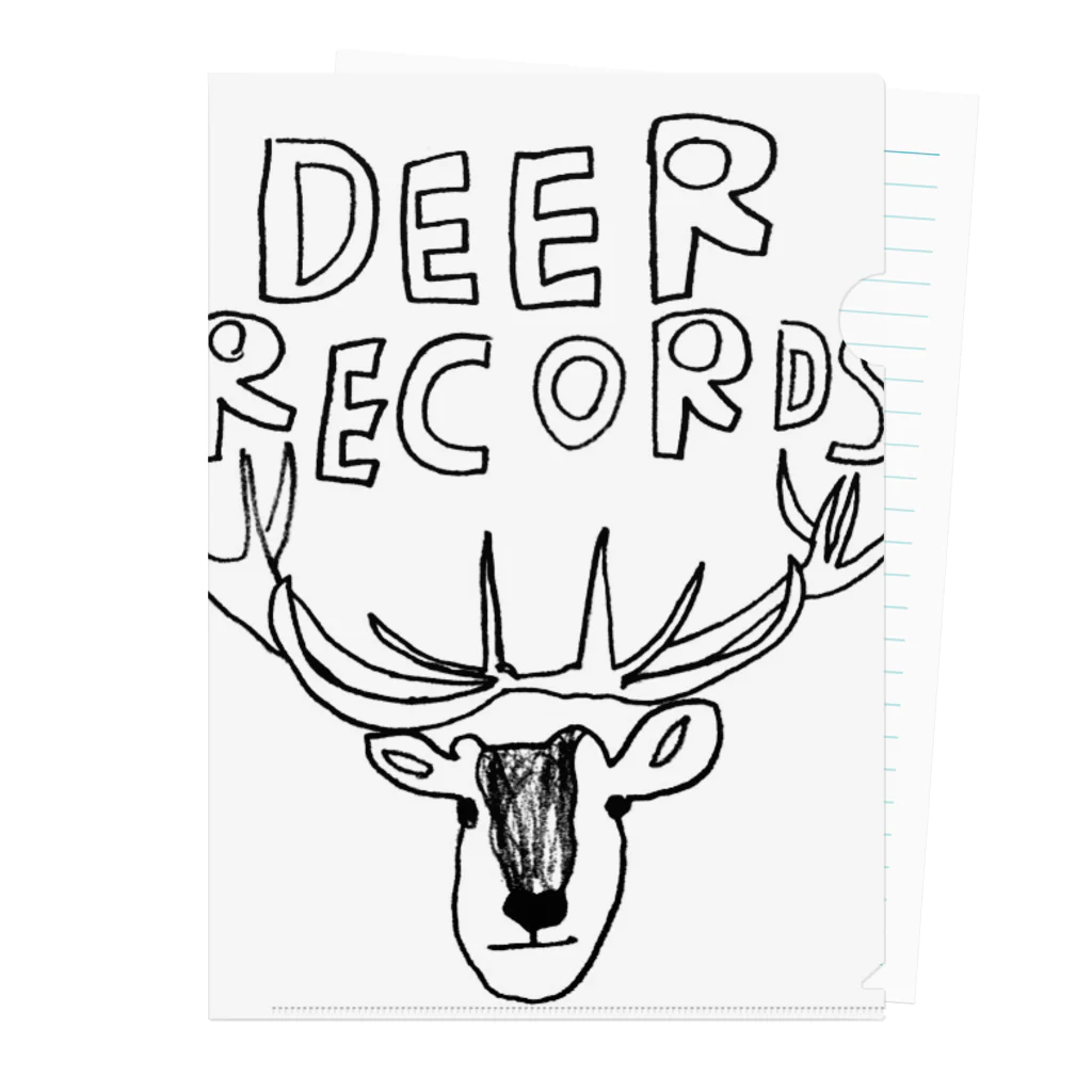 shizuka-kashimaのDEER RECORDS クリアファイル