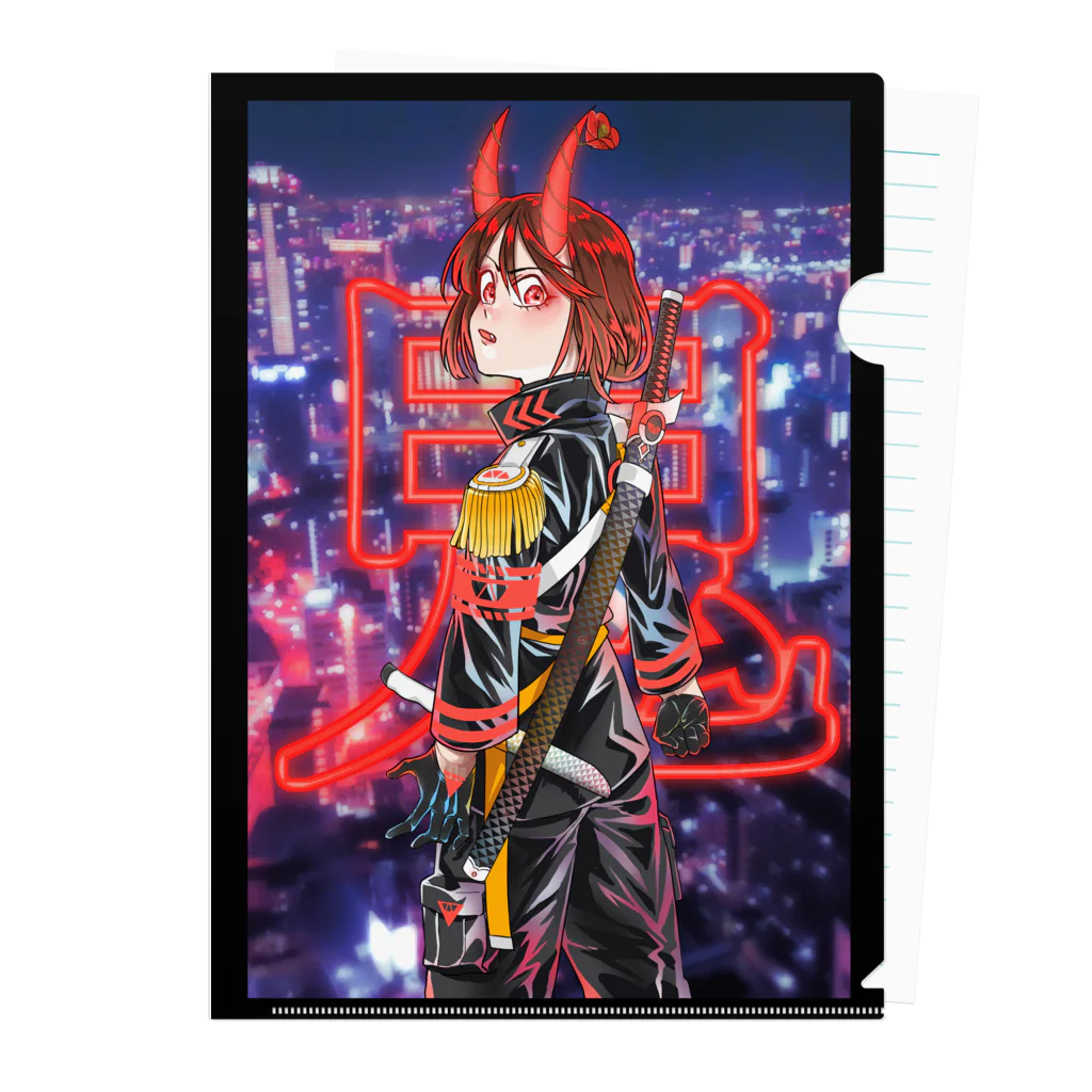 海旧森のサイバーパンク Clear File Folder