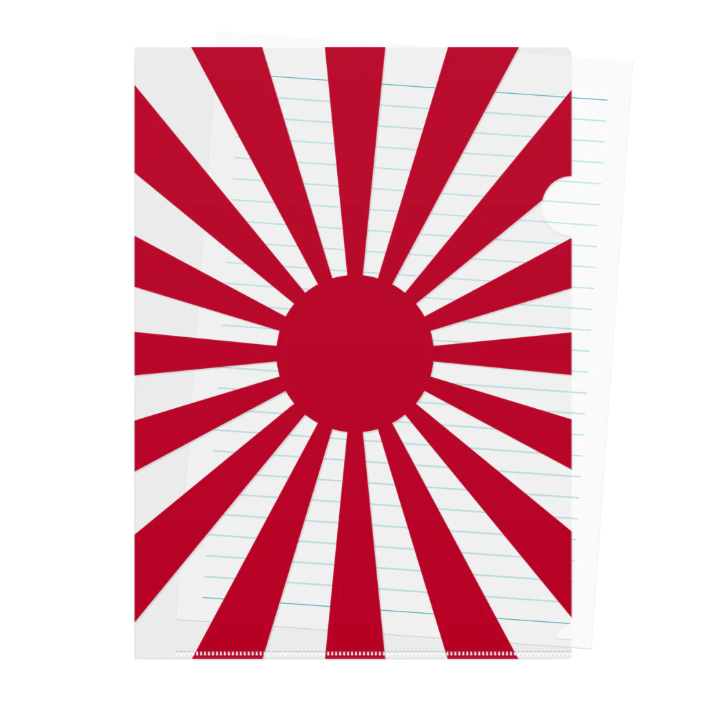 日乃丸本舗のRising sun flag クリアファイル