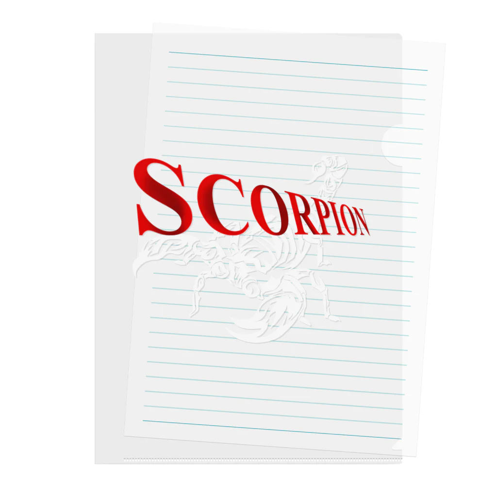 ラルゴのSCORPION(白) クリアファイル