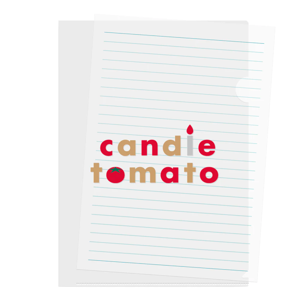 candle_tomatoのcandle tomato Clear File Folder