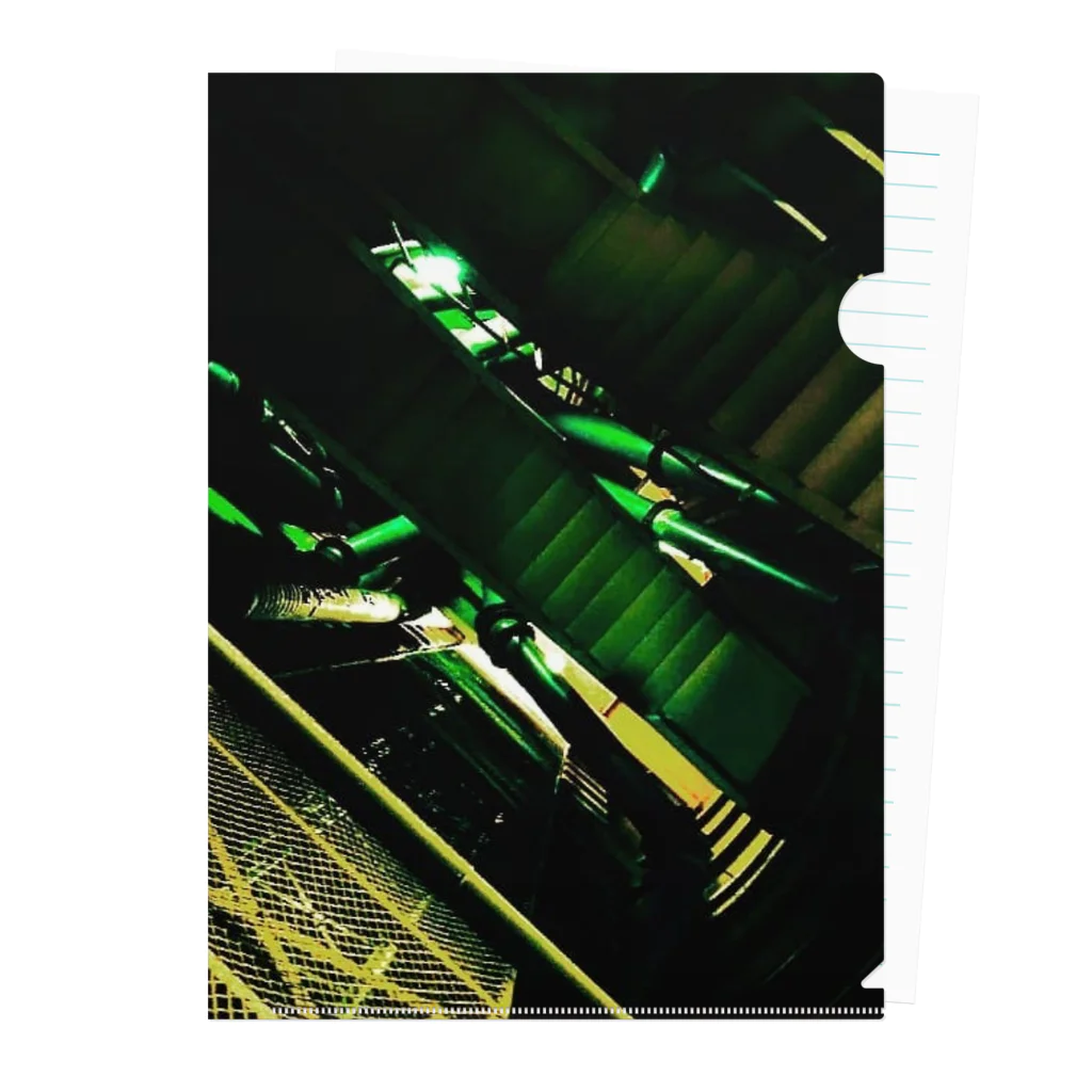 #gvai_nの#ruins wearll(green) Clear File Folder