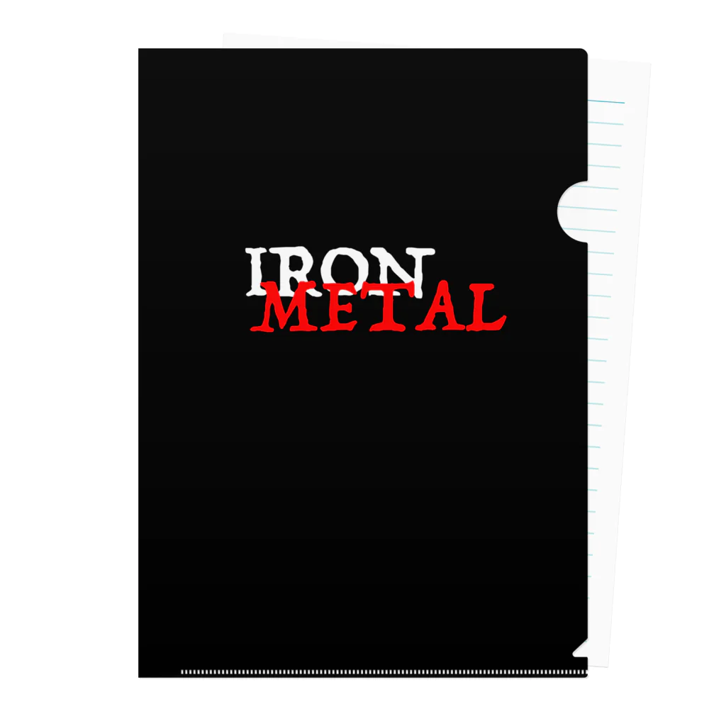 IRON METAL official SHOPのIRON METAL A4クリアファイル クリアファイル
