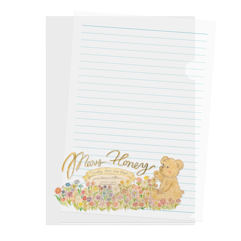 はなえみひまり ❁ maryhoney ❁のくまのヘーゼル Clear File Folder