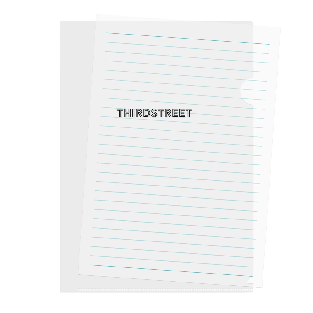 サードストリートのTHIRDSTREET Clear File Folder