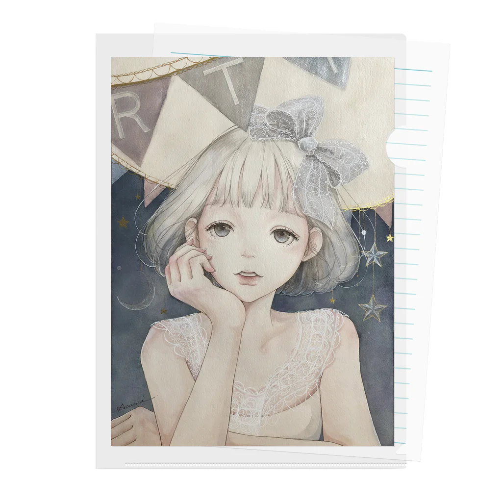 𝔸𝕤𝕒𝕞𝕚.のレース Clear File Folder