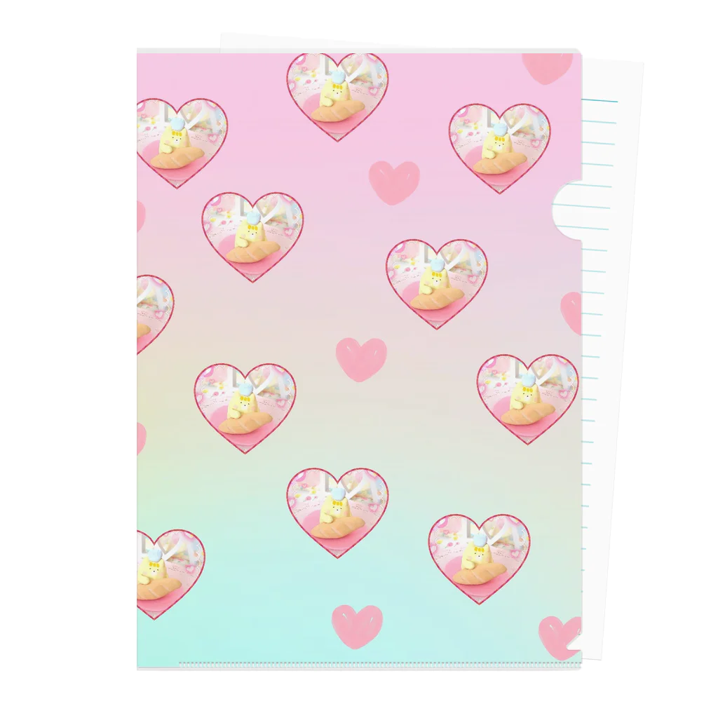 🐅ailove🥰💞🧁のねこハート♡ Clear File Folder