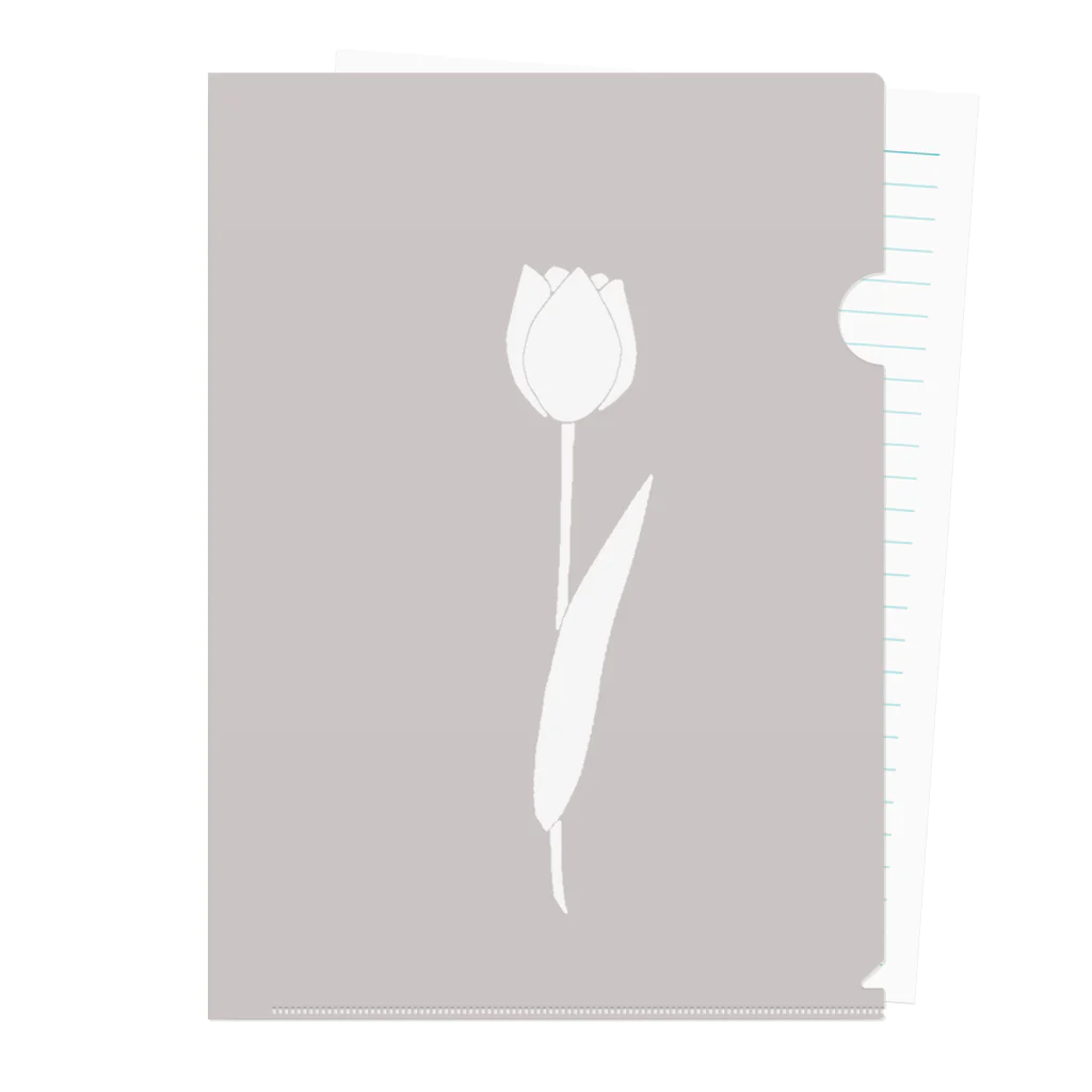 rilybiiのTulip silhouette Clear File Folder