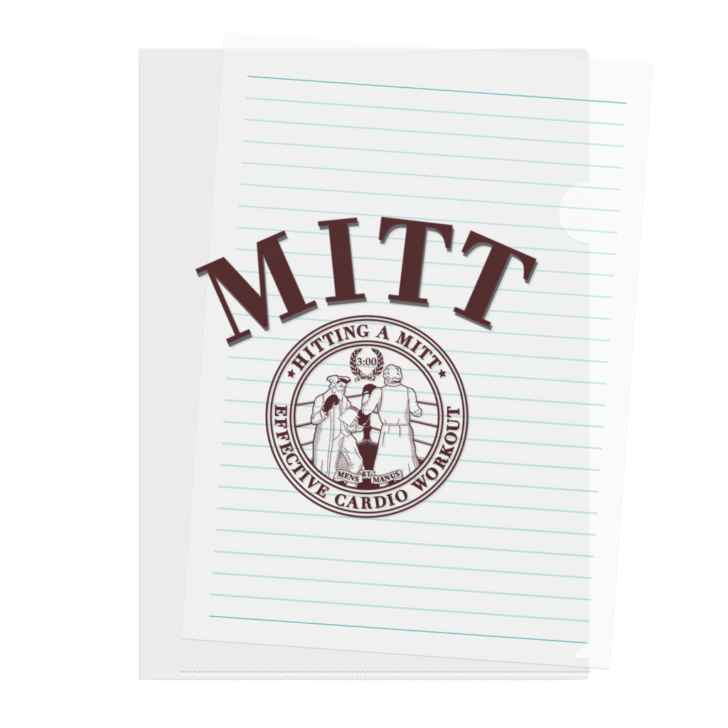 コノデザインのMITT カレッジロゴ Clear File Folder