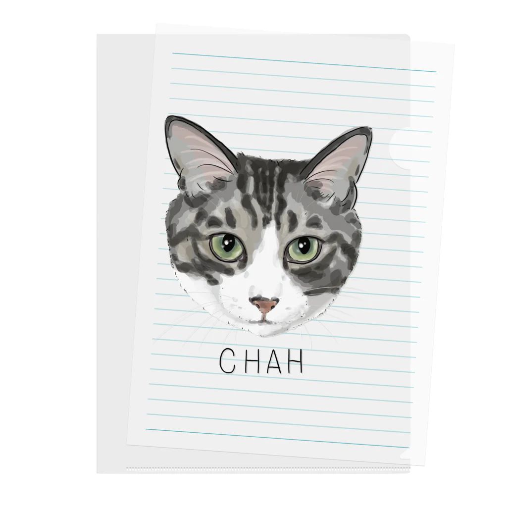 みきぞーん｜保護猫 ミッキー画伯と肉球とおともだちのchah Clear File Folder