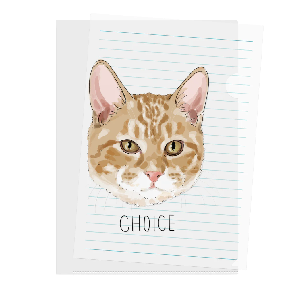 みきぞーん｜保護猫 ミッキー画伯と肉球とおともだちのchoice Clear File Folder