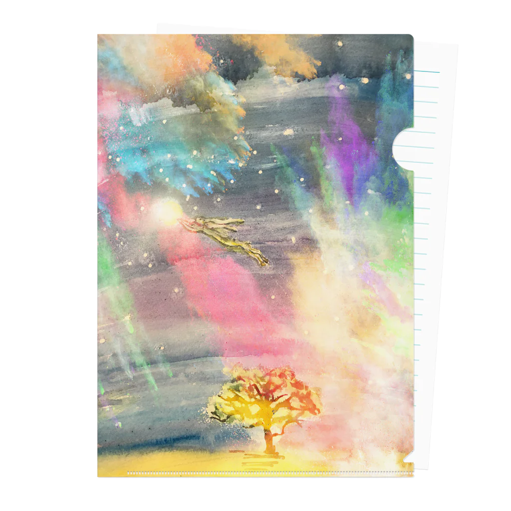 piicyunのうさぎの宝物 Clear File Folder