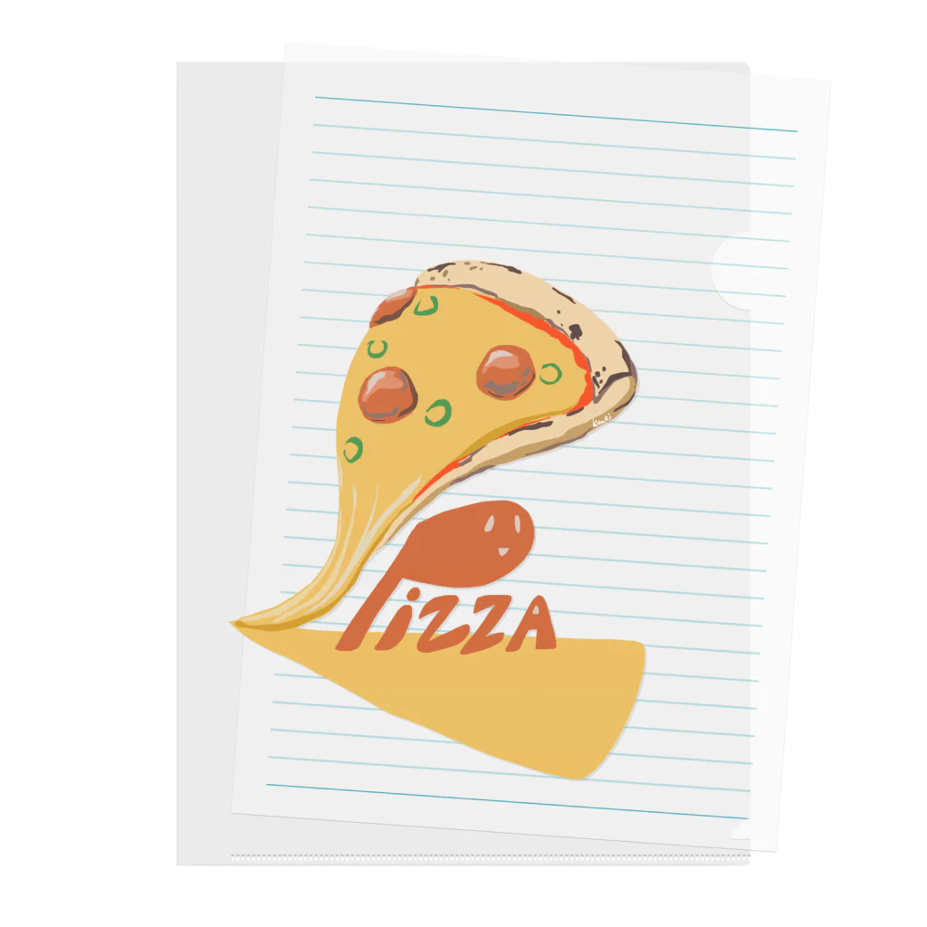 木ノ下商店のpizzaが食べたいよ Clear File Folder