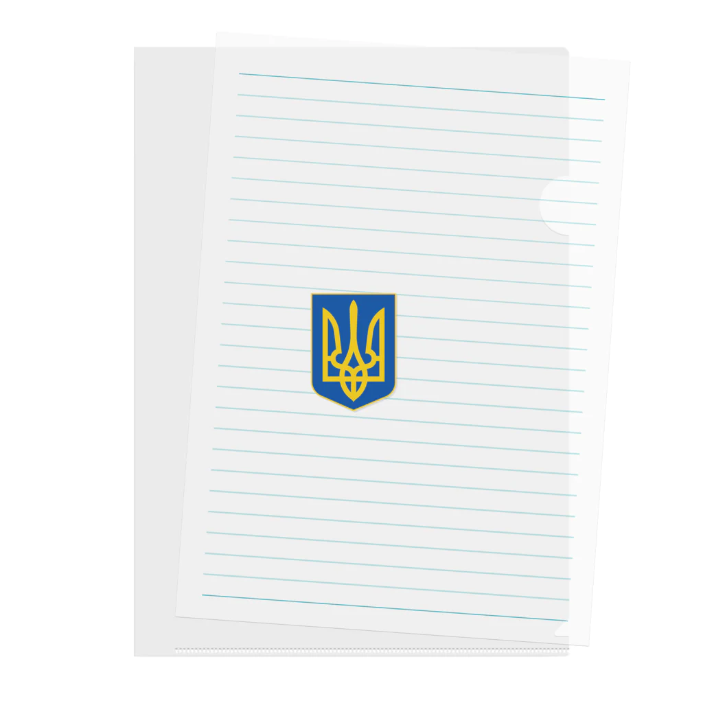 puikkoの国章　ウクライナ クリアファイル