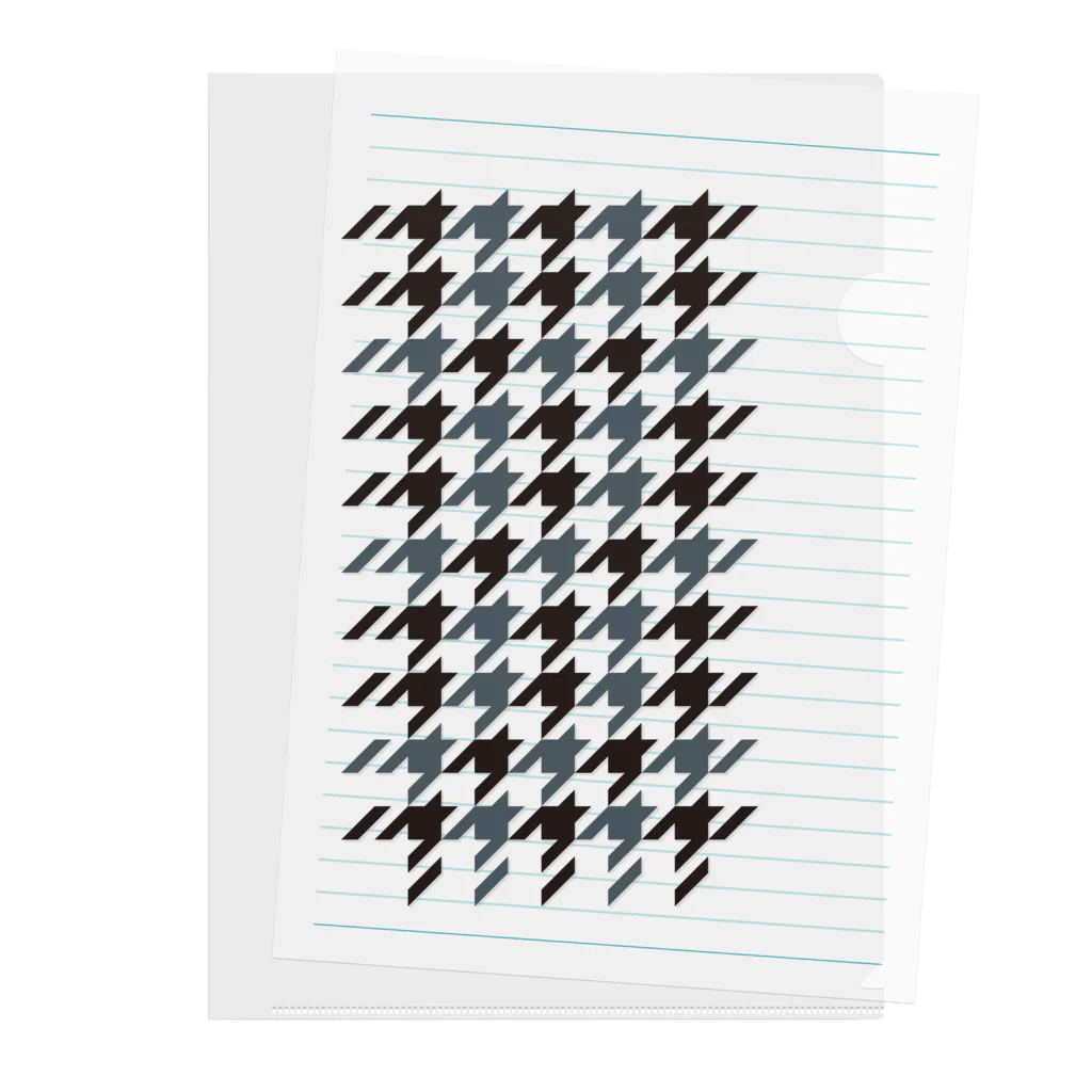 ATARI graphicのHoundstooth Clear File Folder