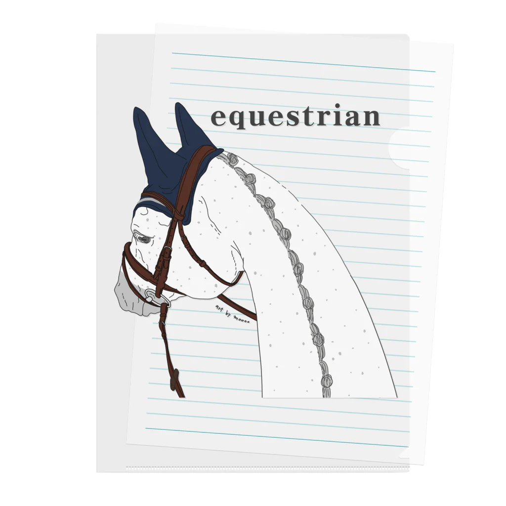 SHIROFUNE_mooooのequestrian  クリアファイル