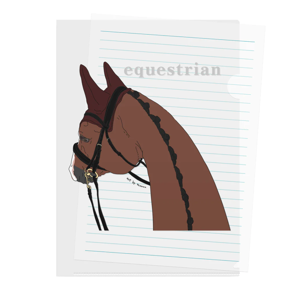 SHIROFUNE_mooooのequestrian  クリアファイル