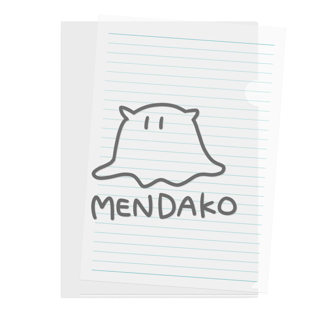 千月らじおのよるにっきのMENDAKO Clear File Folder